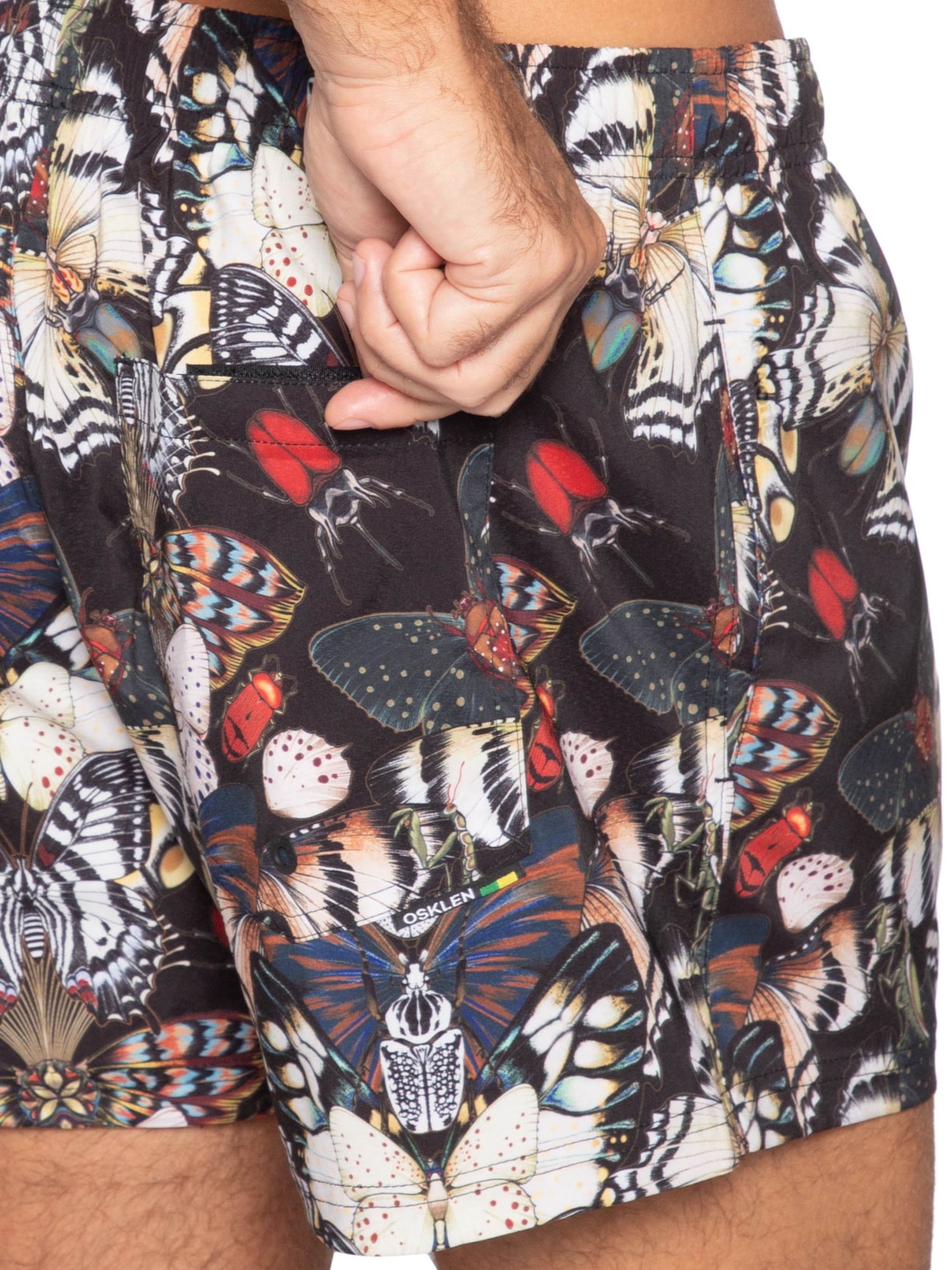 Short Masculino Resort Aquaone Flex Cabinet Preto Osklen