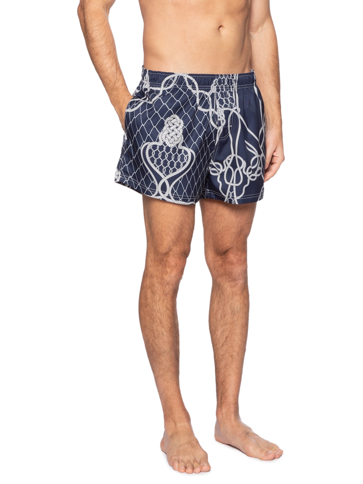 Short Masculino Resort Aquaone Knot Azul Osklen