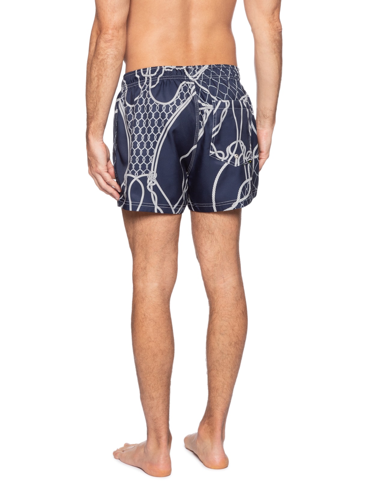 Short Masculino Resort Aquaone Knot Azul Osklen