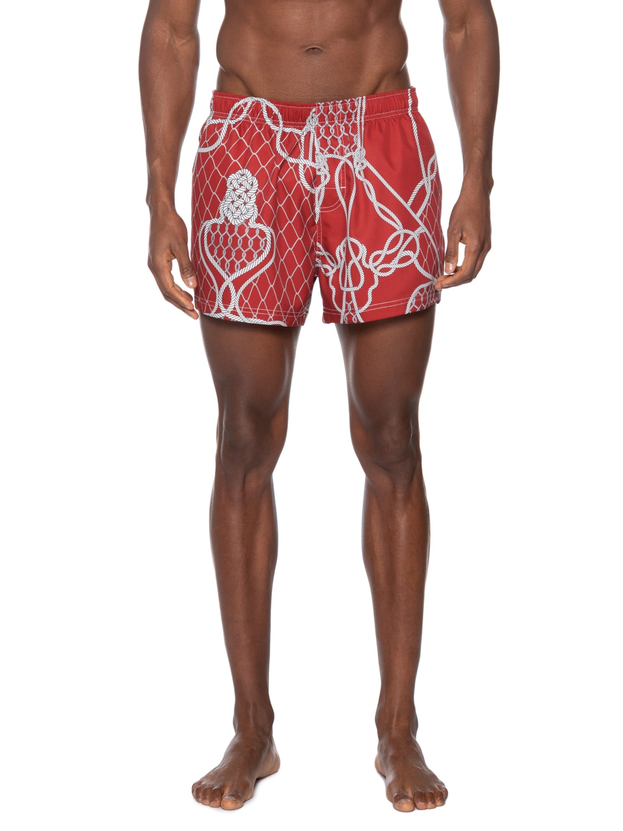 Short Masculino Resort Aquaone Knot Vermelho Osklen