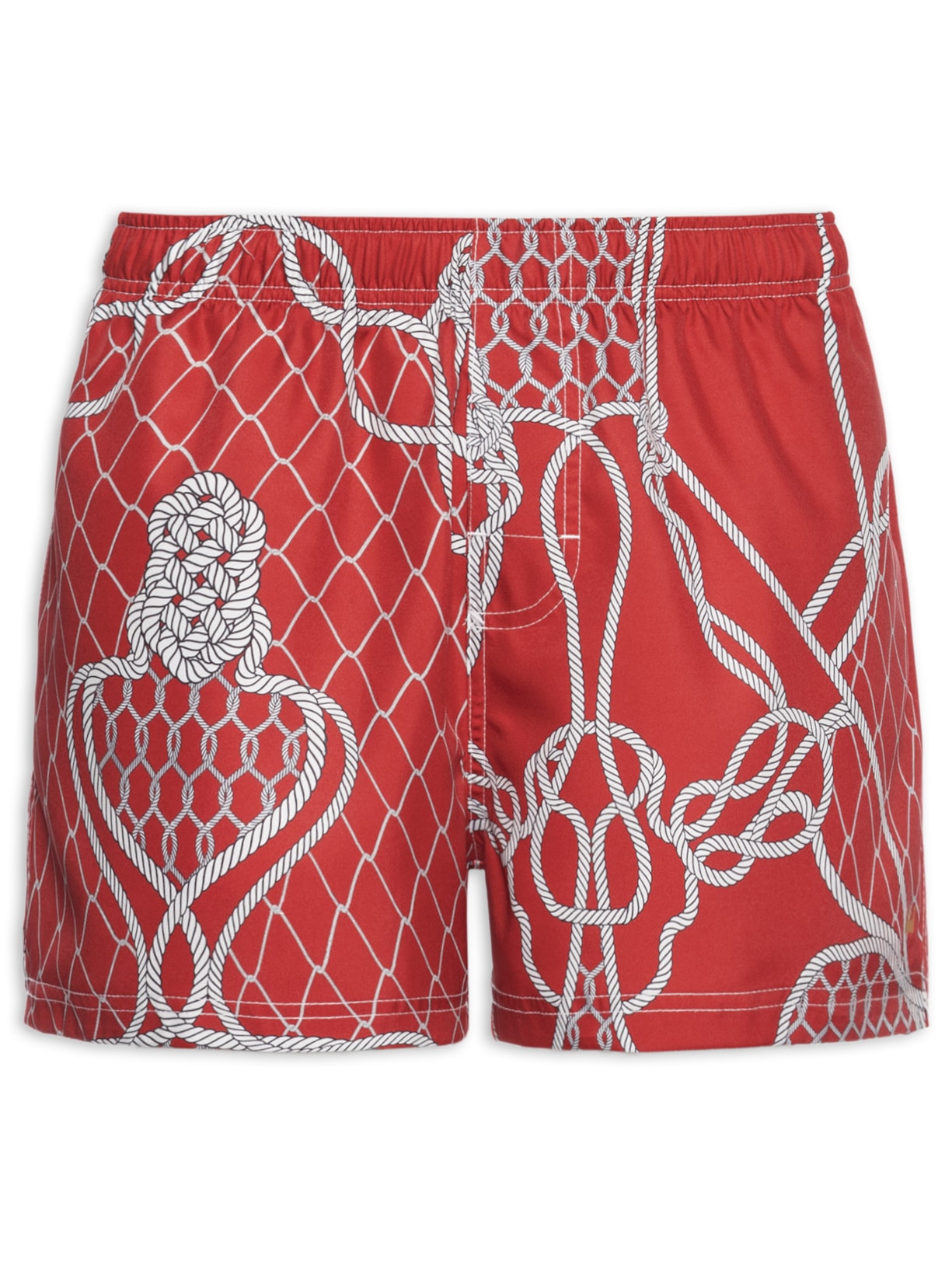 Short Masculino Resort Aquaone Knot - Vermelho