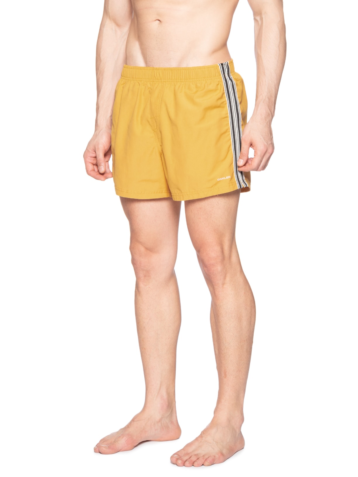 Short Masculino Resort California Stripes Amarelo Osklen