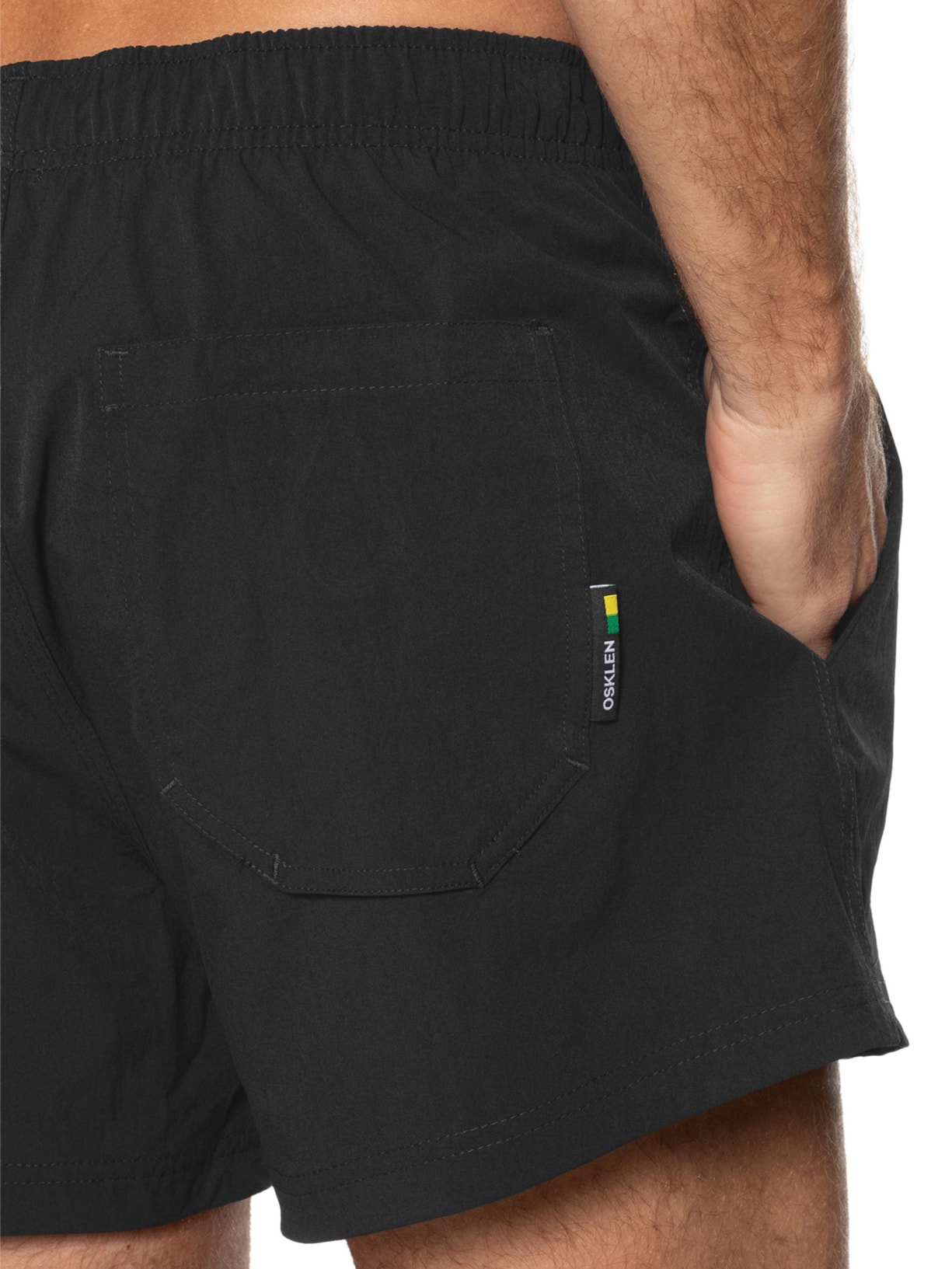 Short Masculino Resort Stride Flex Preto Osklen