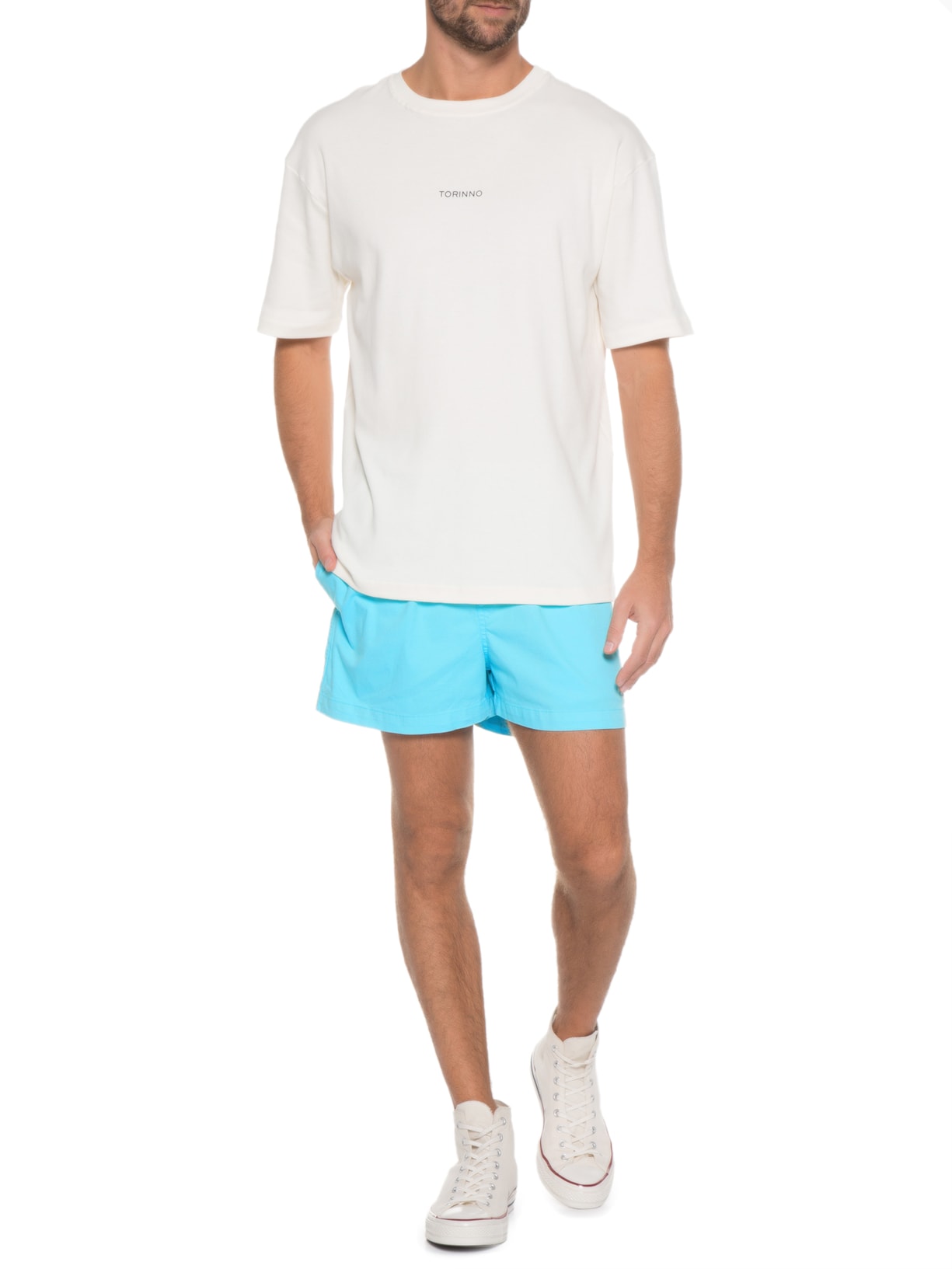 Short Masculino Sarja Azul Torinno