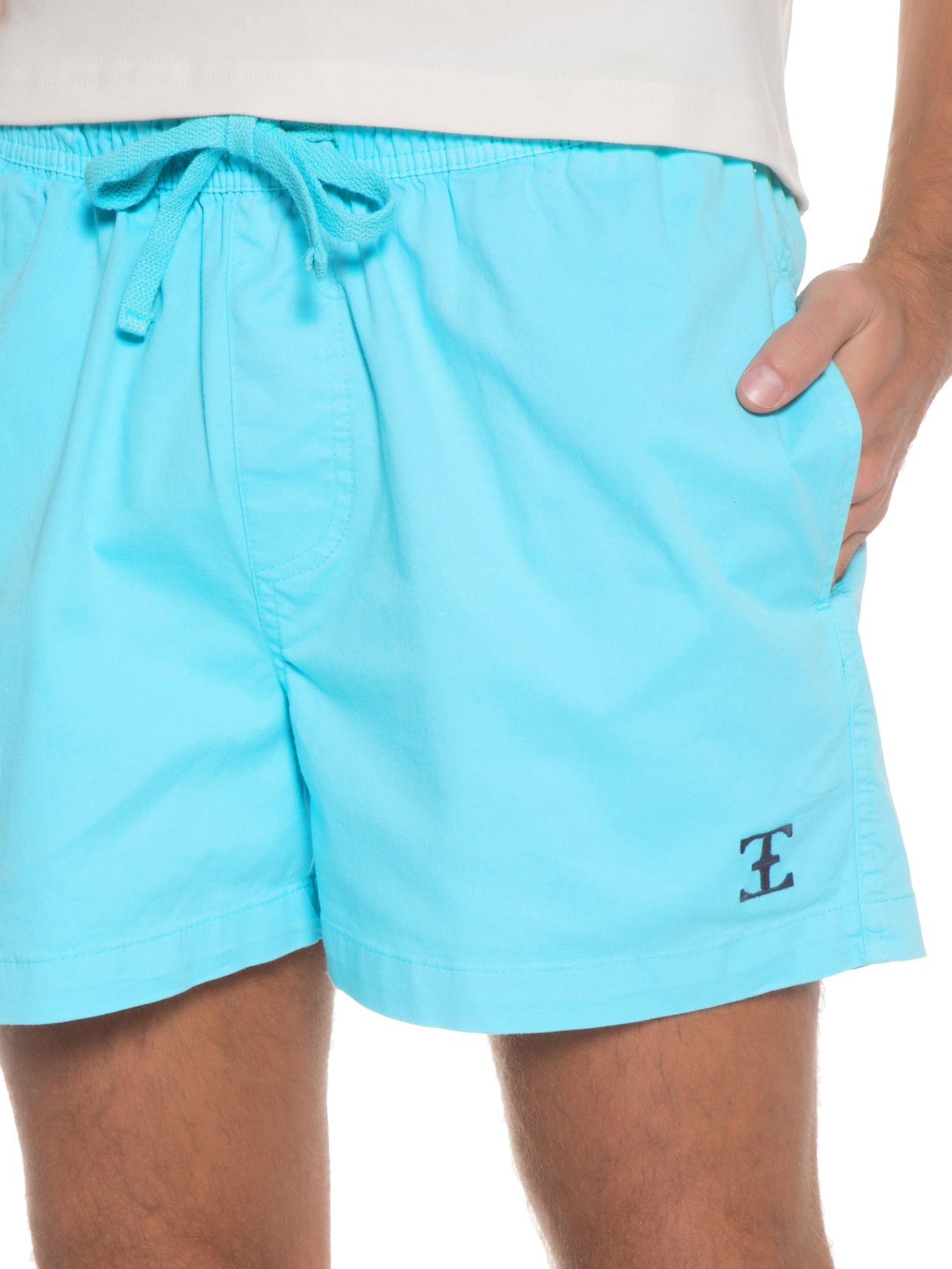 Short Masculino Sarja Azul Torinno