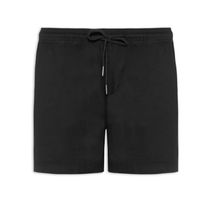 Short Masculino Sarja Color - Preto