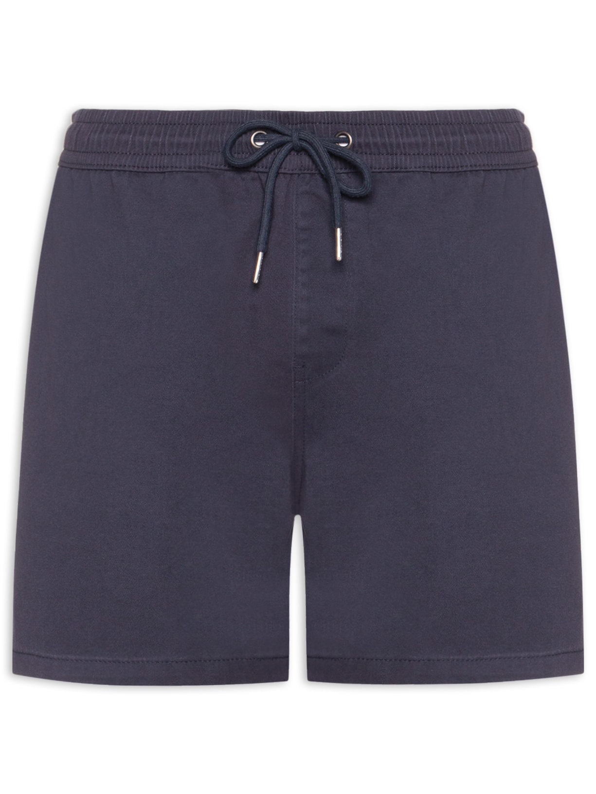 Short Masculino Sarja Com Elástico - Azul