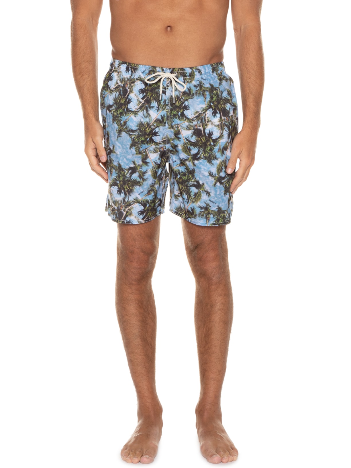 Short Masculino Sky Photo Coqueiros Azul Sergio K