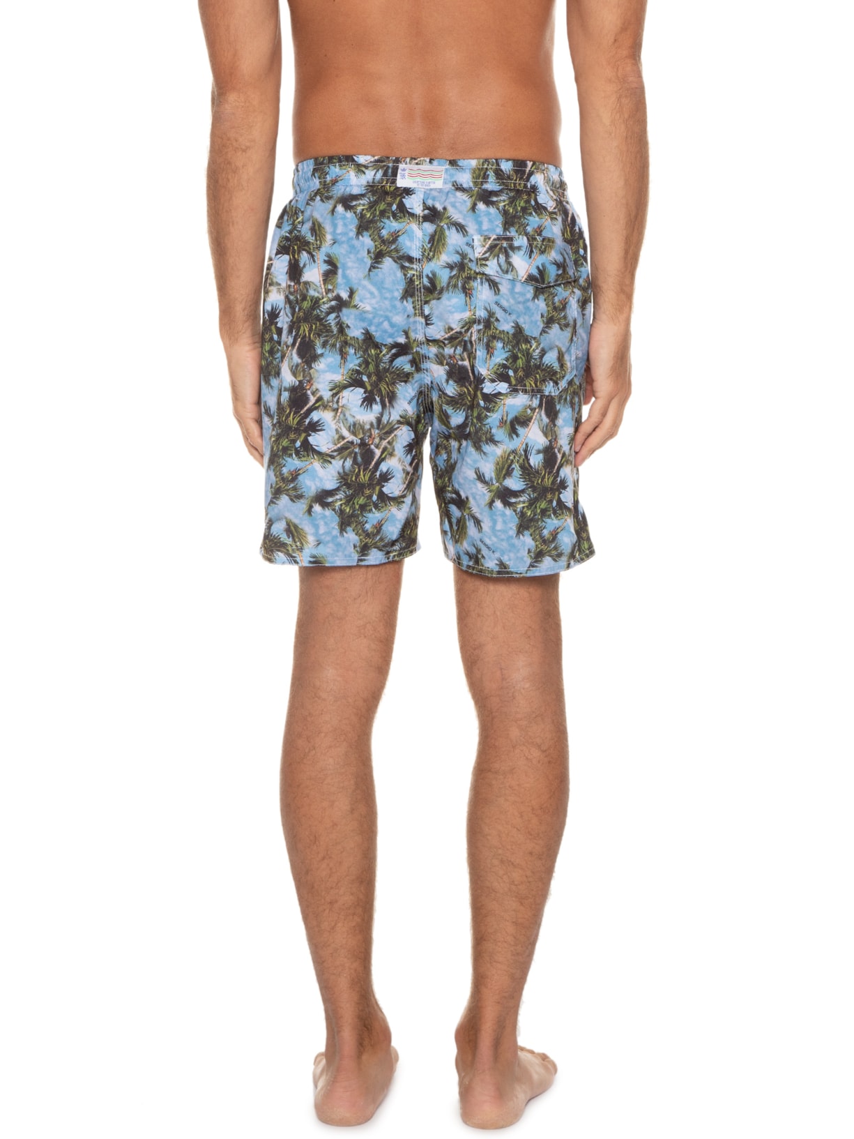 Short Masculino Sky Photo Coqueiros Azul Sergio K