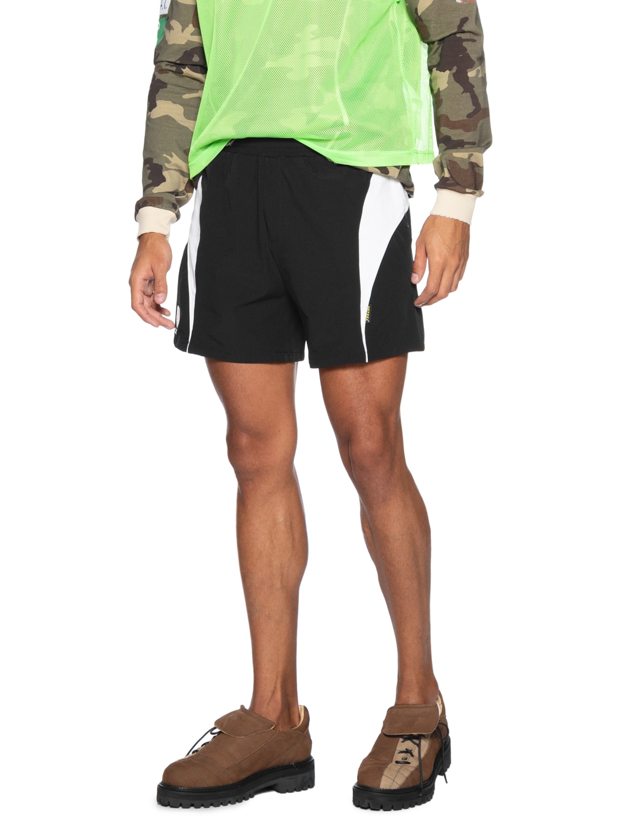 Short Masculino Soccer Black Preto Piet