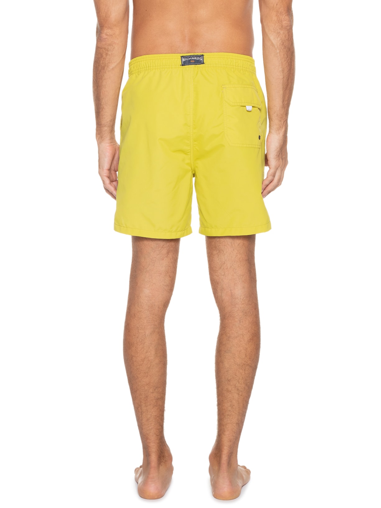 Short Masculino Solid Beach Amarelo Richards