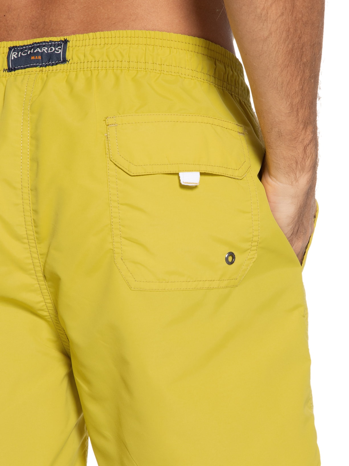 Short Masculino Solid Beach Amarelo Richards