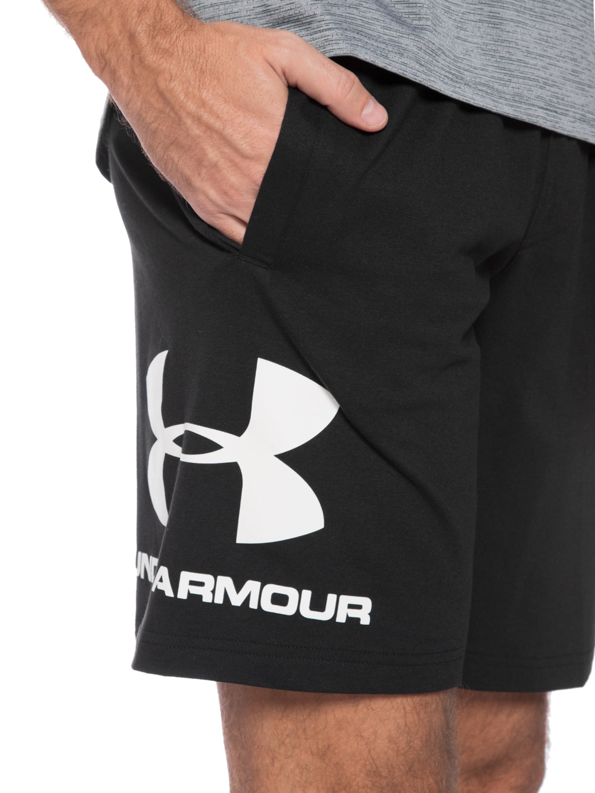 Short Masculino Sportstyle Cotton Preto Under Armour