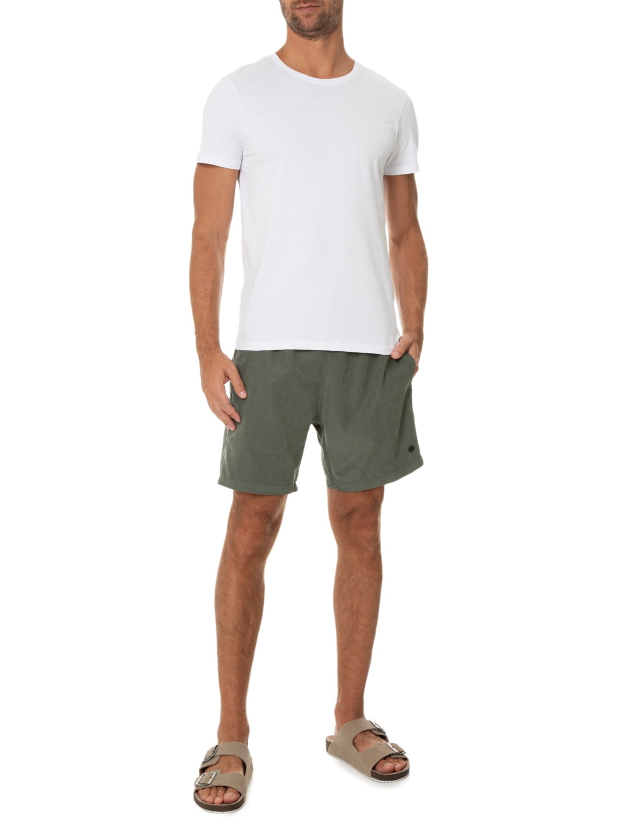 Short Masculino Stoned Peach Verde Sergio K