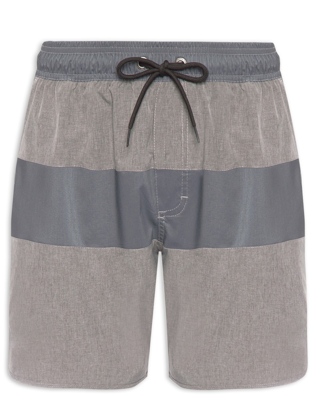 Short Masculino Stripes - Cinza