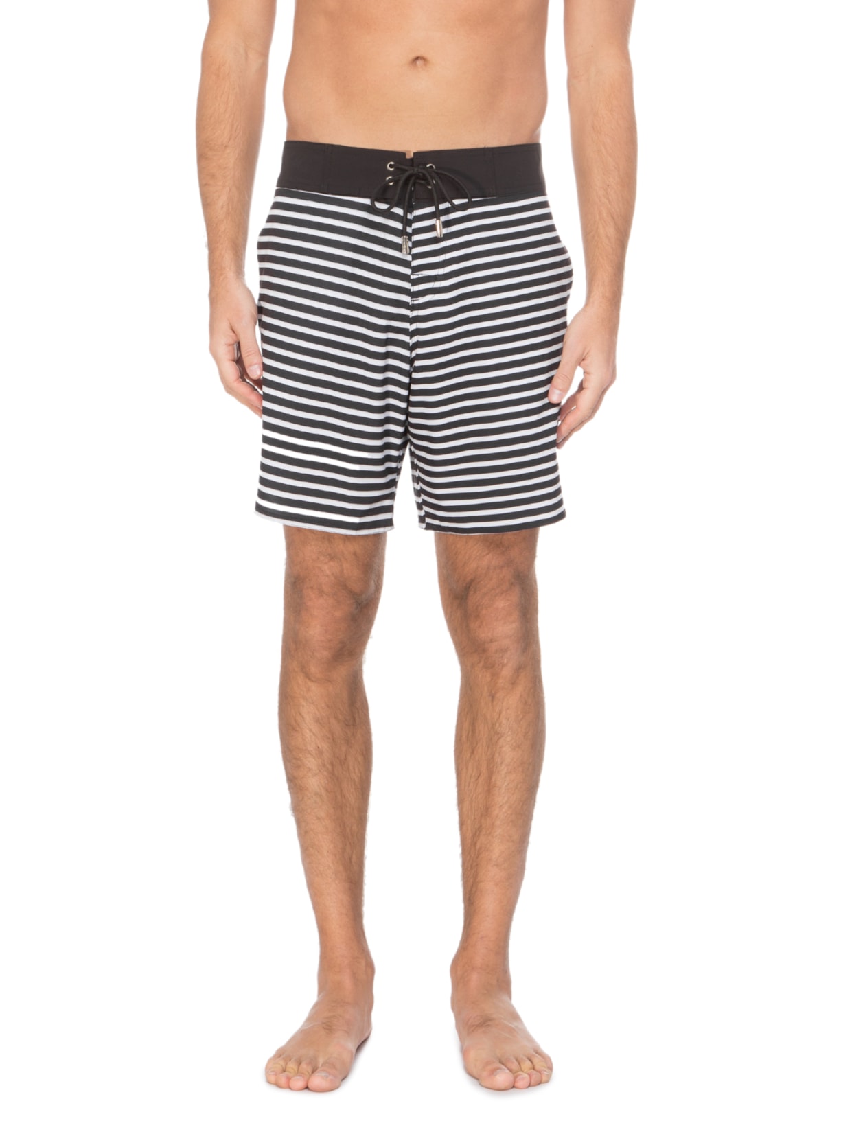 Short Masculino Stripes Preto Kour