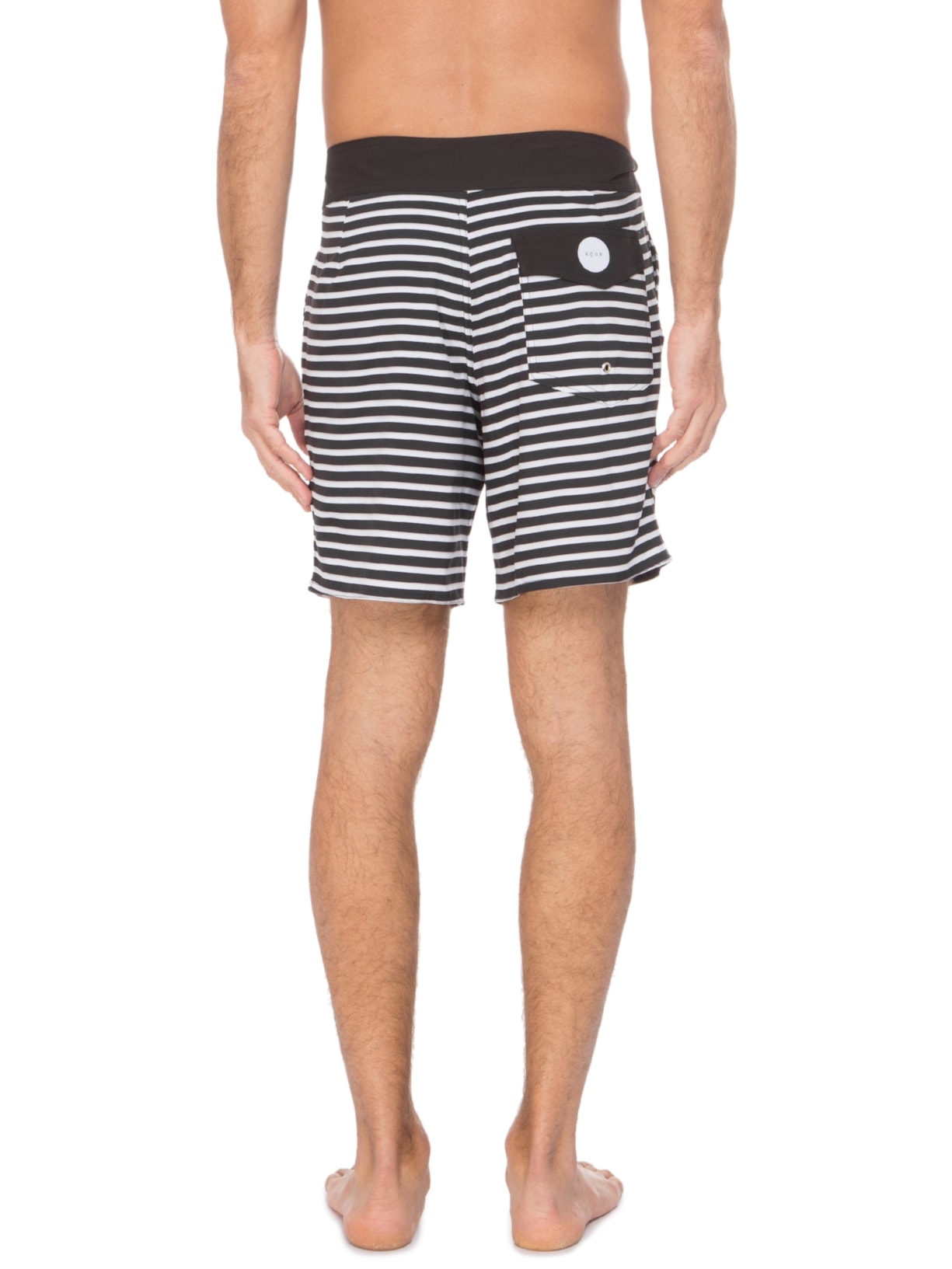 Short Masculino Stripes Preto Kour
