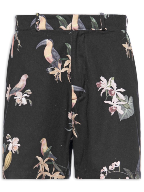 Short Masculino Summer Zez Ring - Preto
