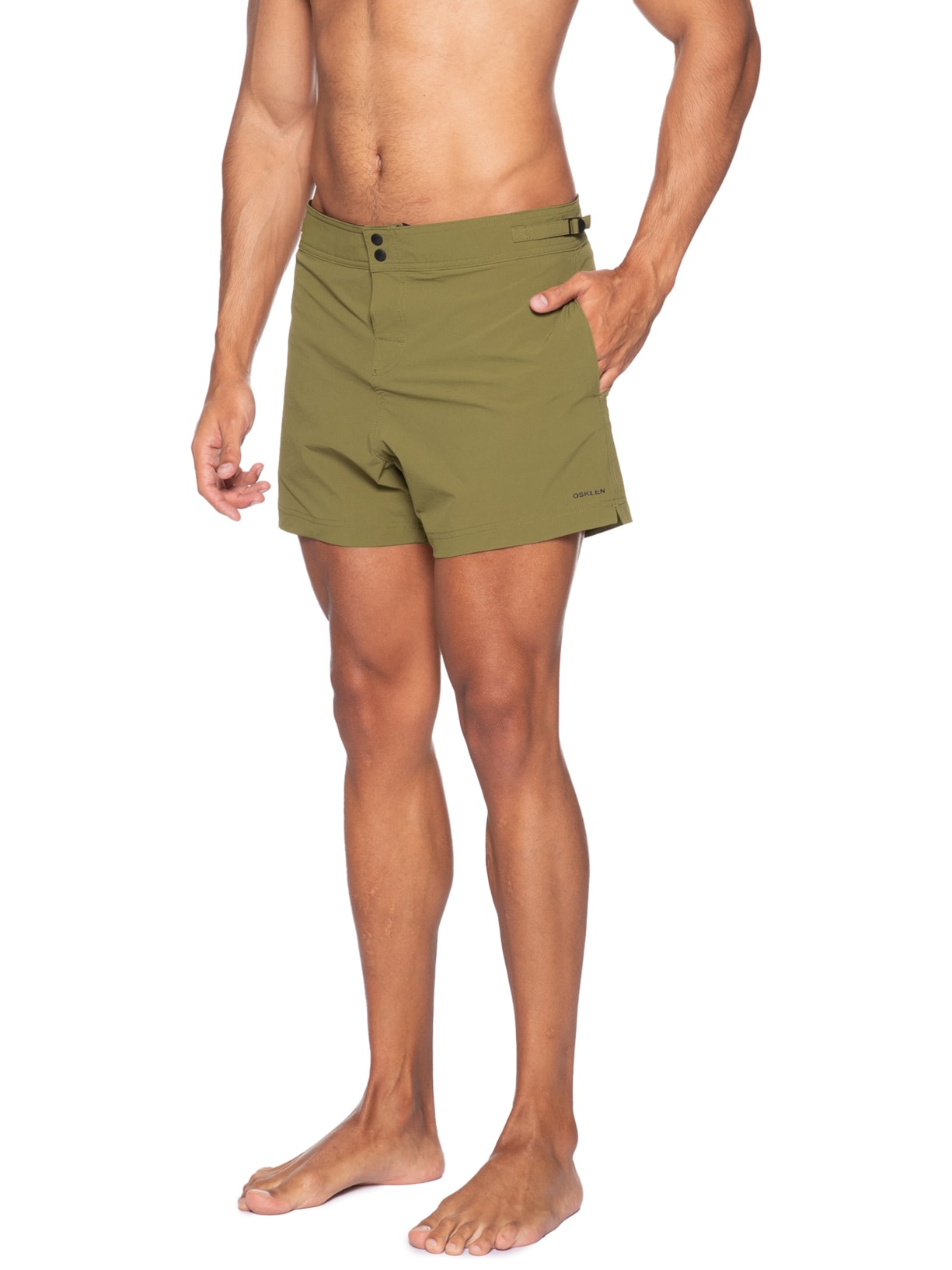 Short Masculino Surf Britt 4Wayflex Bege Osklen