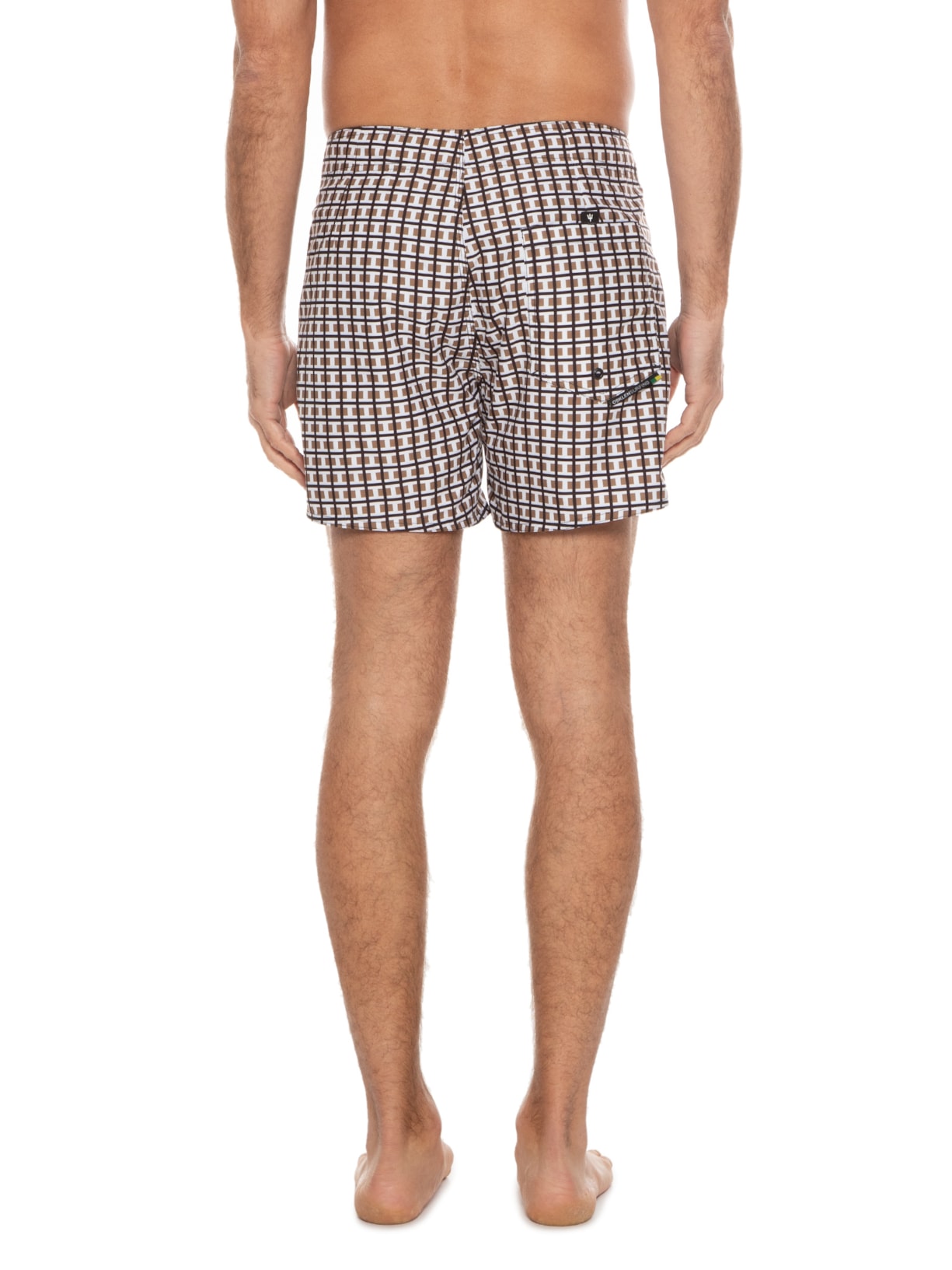 Short Masculino Surf Geometric Marrom Osklen