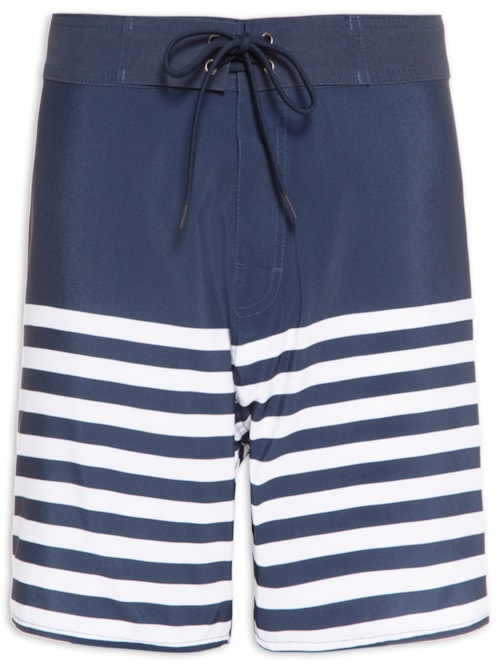 Short Masculino Surf Listras - Azul