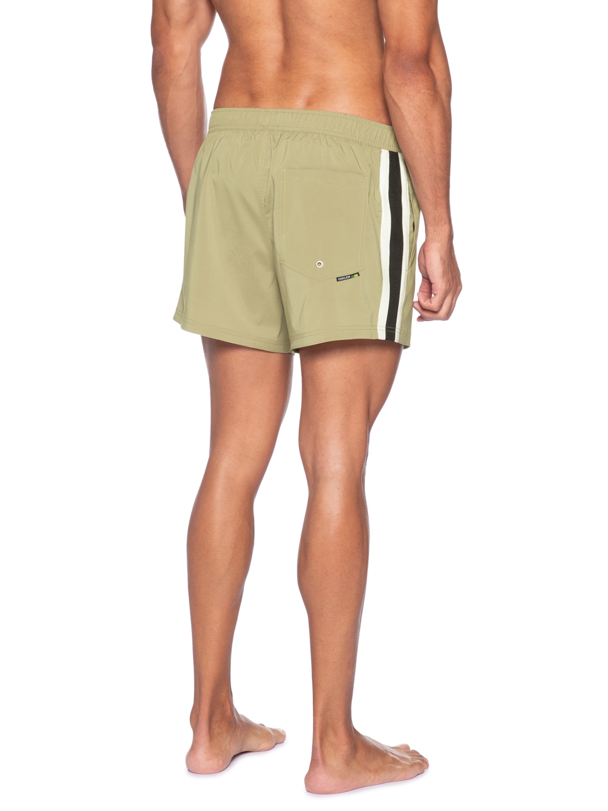Short Masculino Surf Resort Aquaone Flex Urban Colors – Bege Osklen