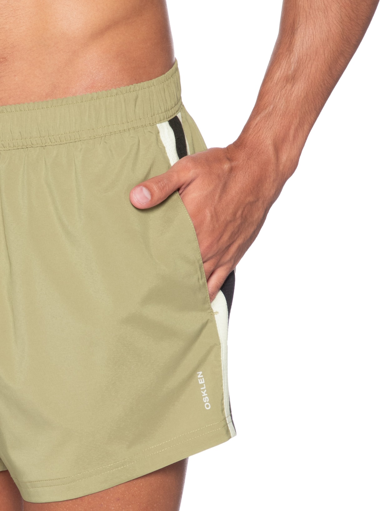 Short Masculino Surf Resort Aquaone Flex Urban Colors – Bege Osklen