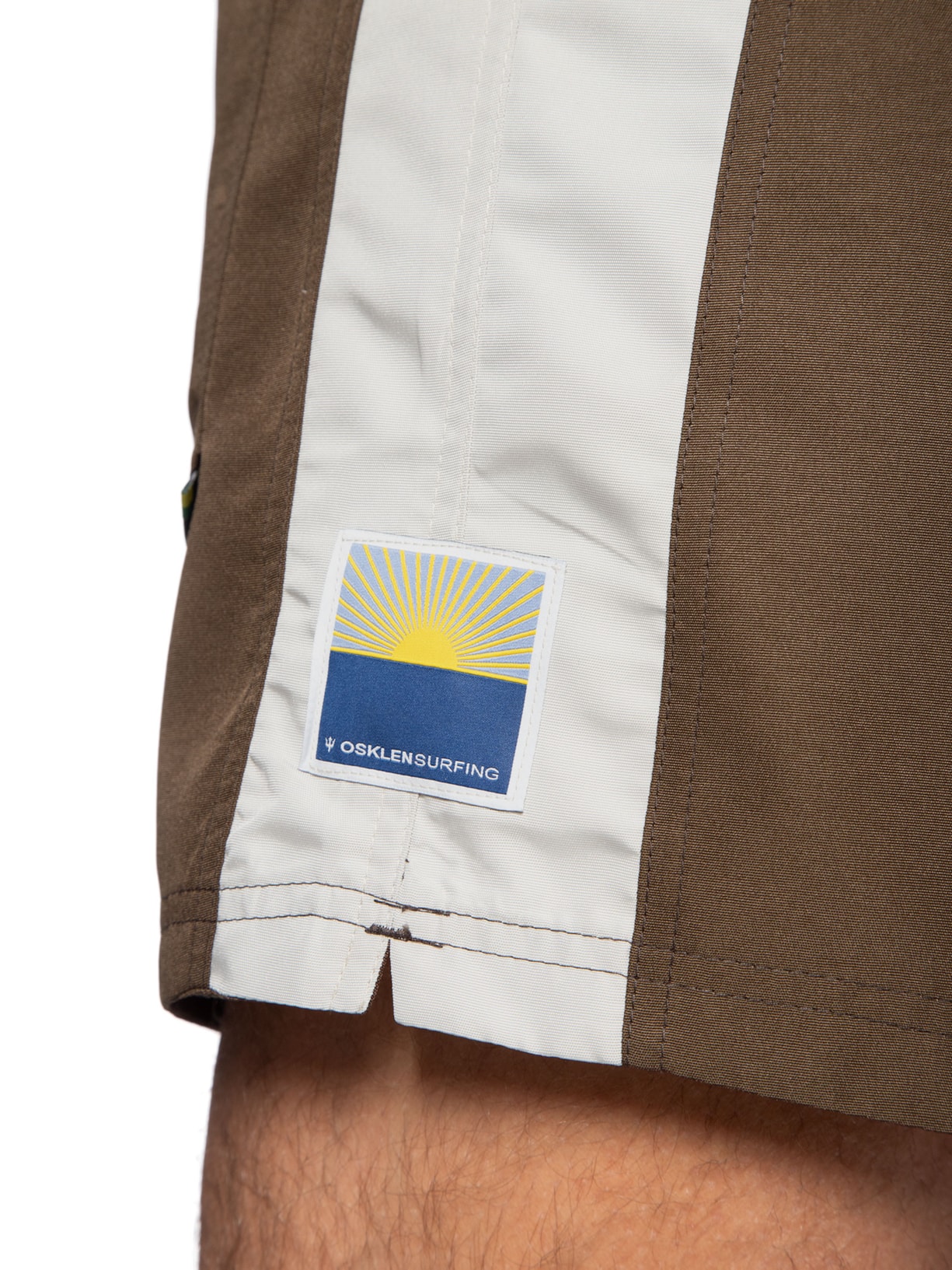 Short Masculino Surf Taco Color Marrom Osklen