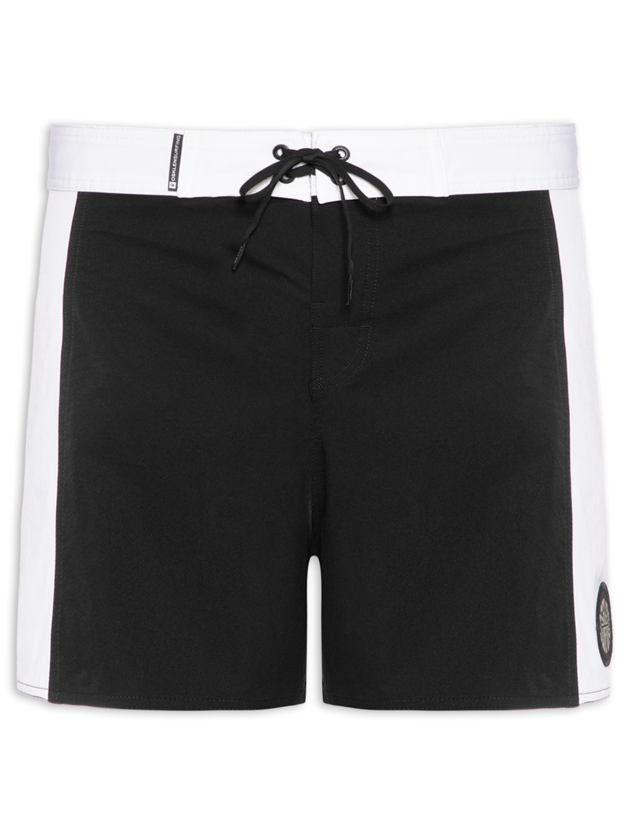 Short Masculino Surf Thin Stripe Preto Osklen