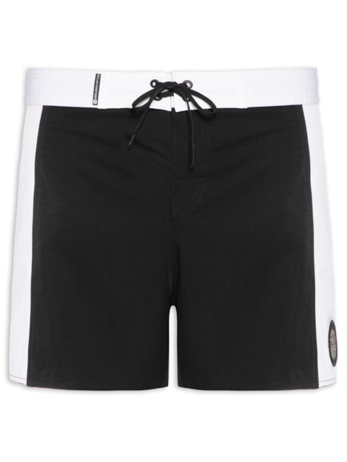 Short Masculino Surf Thin Stripe - Preto
