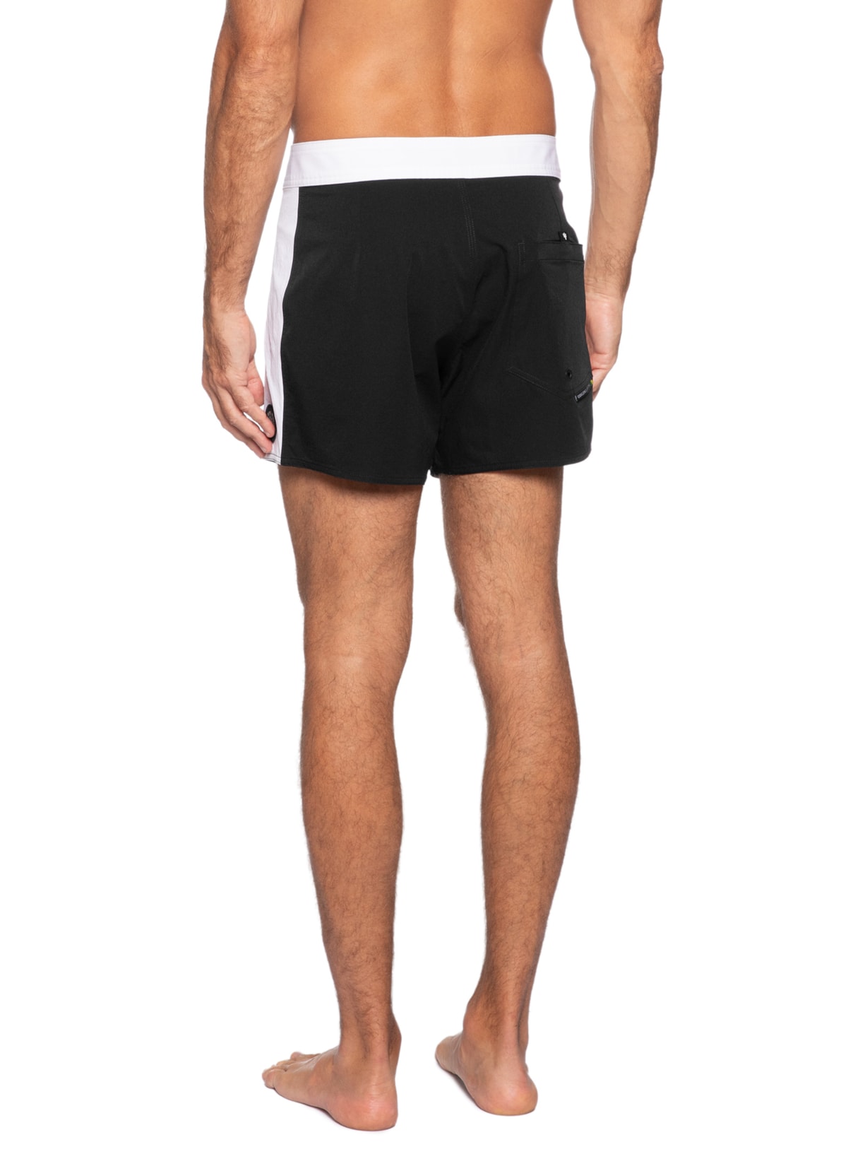 Short Masculino Surf Thin Stripe Preto Osklen