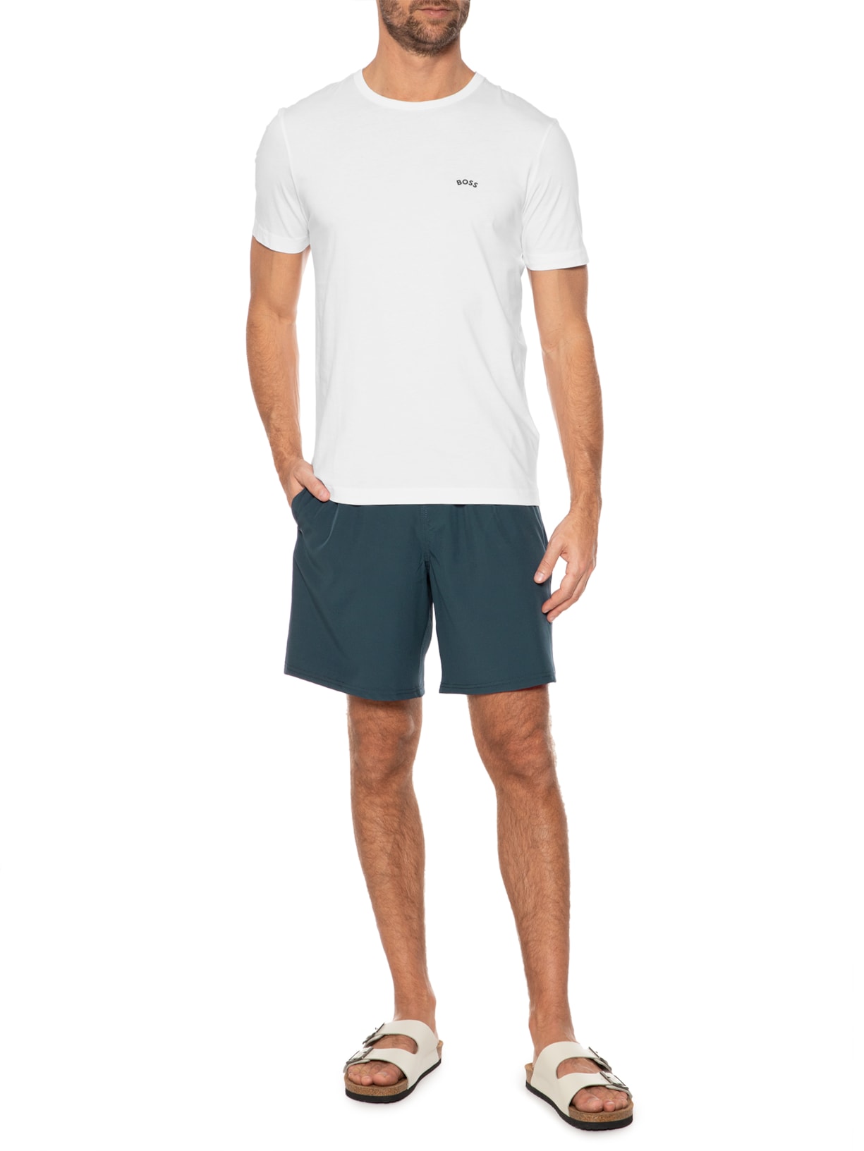 Short Masculino Swim Básico Azul '2 Essential