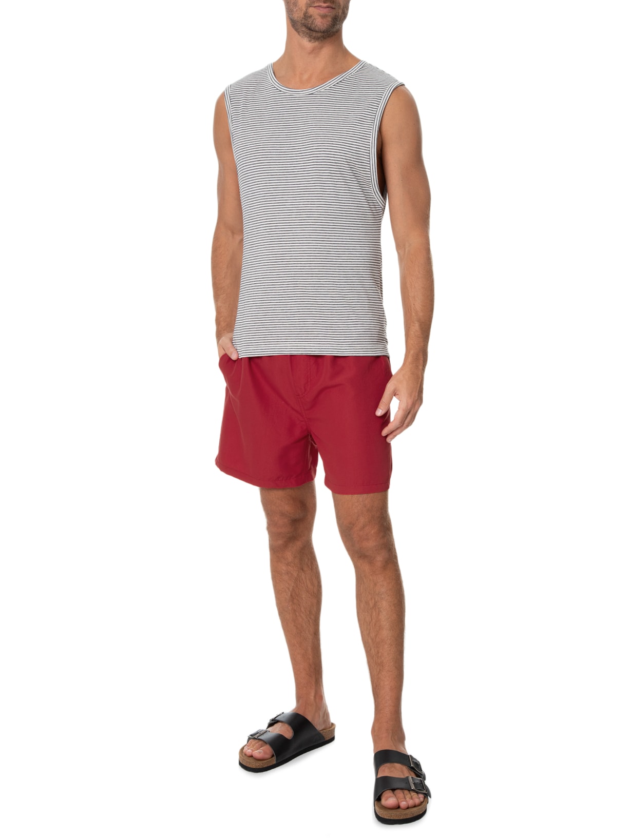 Short Masculino Swim Básico Vermelho '2 Essential