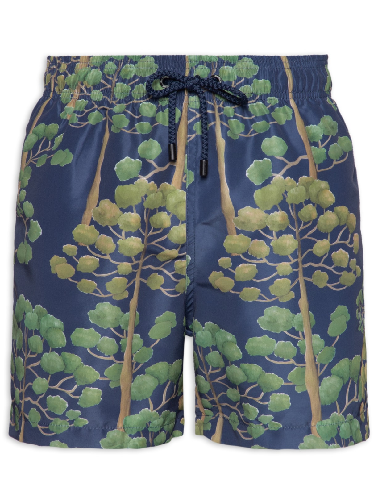 Short Masculino Swim Estampado Araucárias C/ Tule - Verde