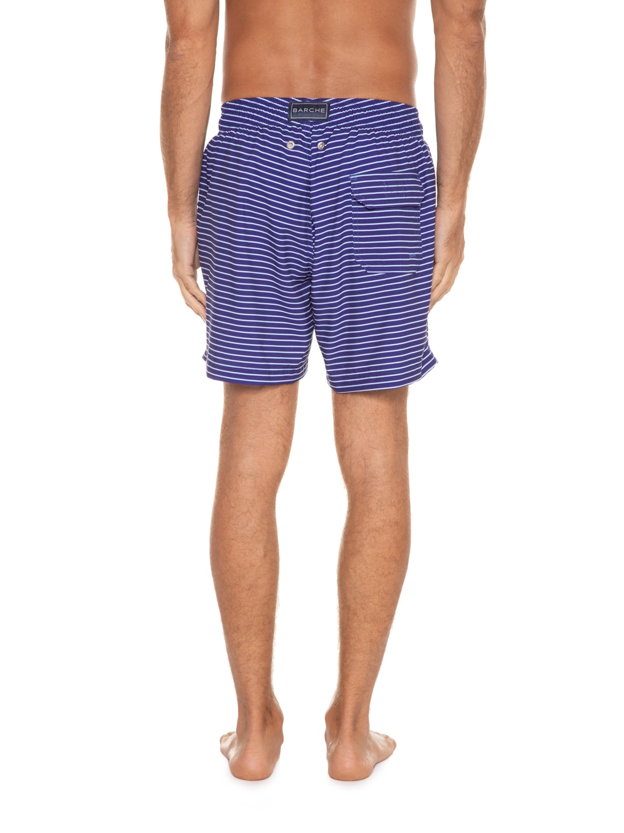 Short Masculino Swim Estampado Azul Barche