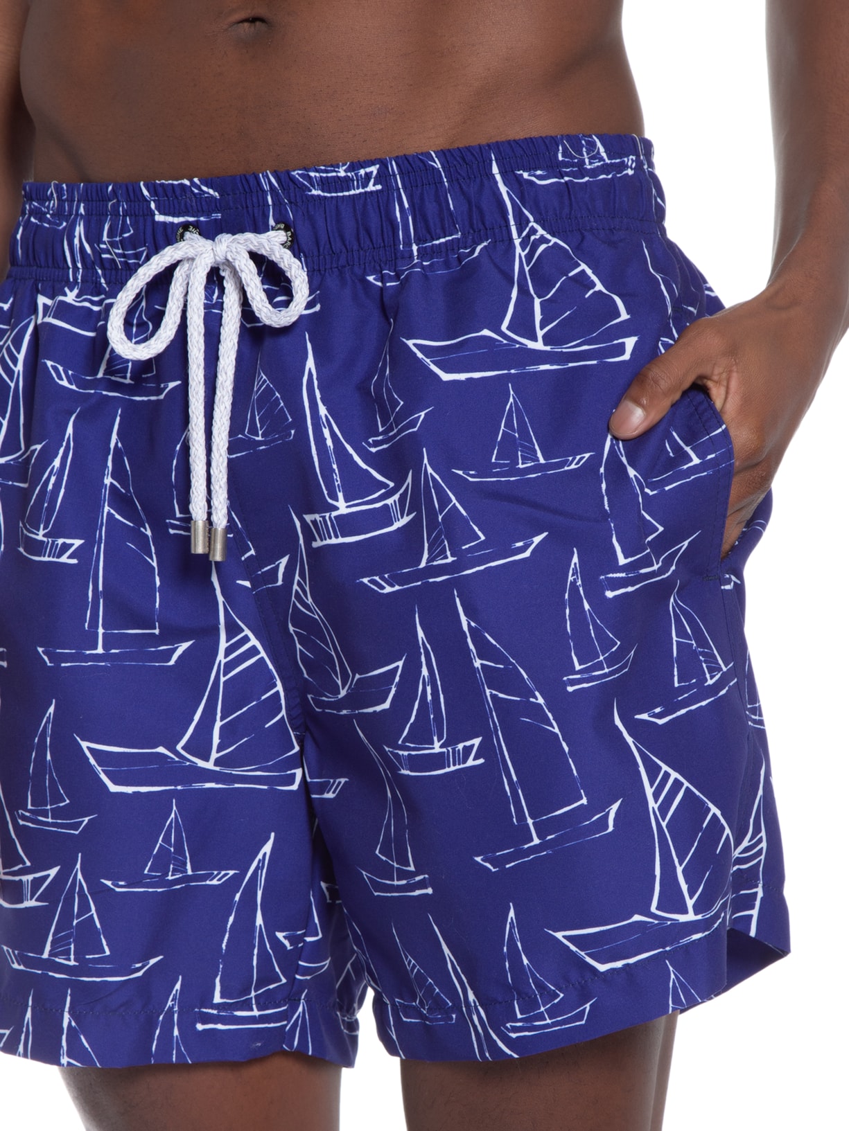 Short Masculino Swim Estampado Azul Barche