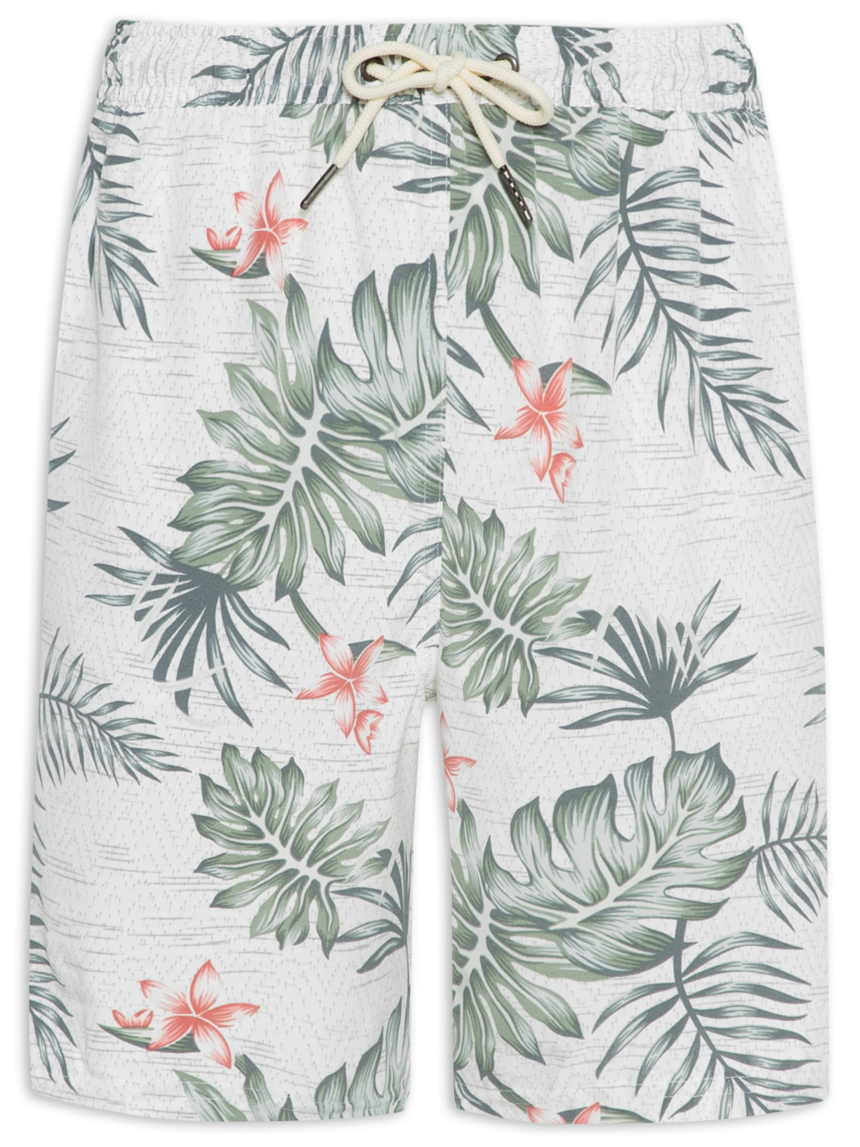 Short Masculino Swim Estampado - Branco