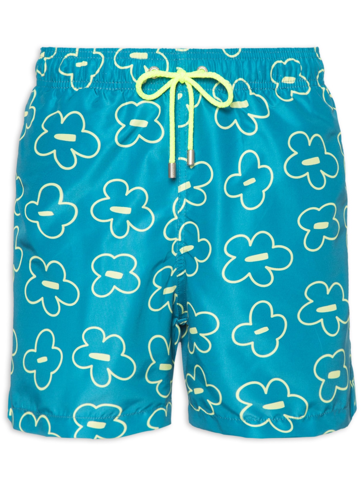 Short Masculino Swim Estampado C/ Tule - Verde