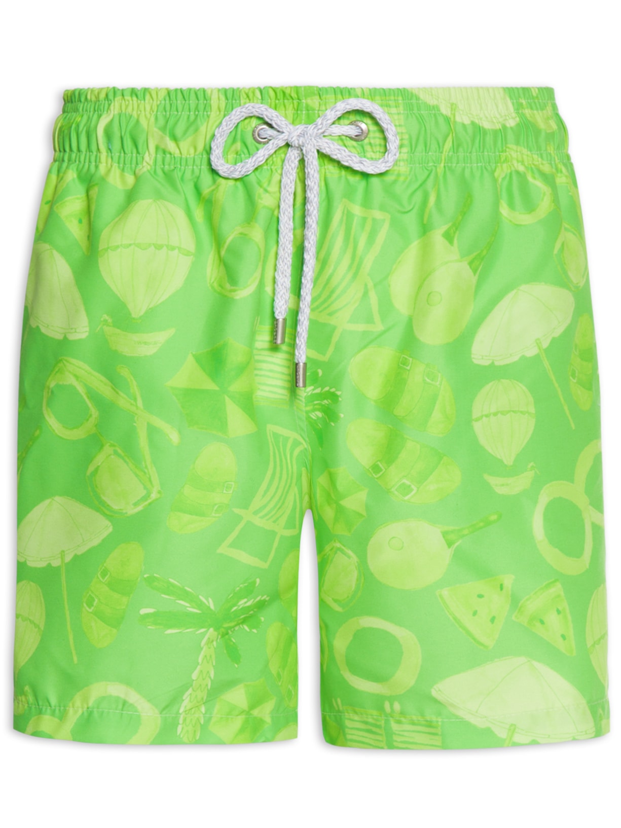 Short Masculino Swim Estampado - Verde