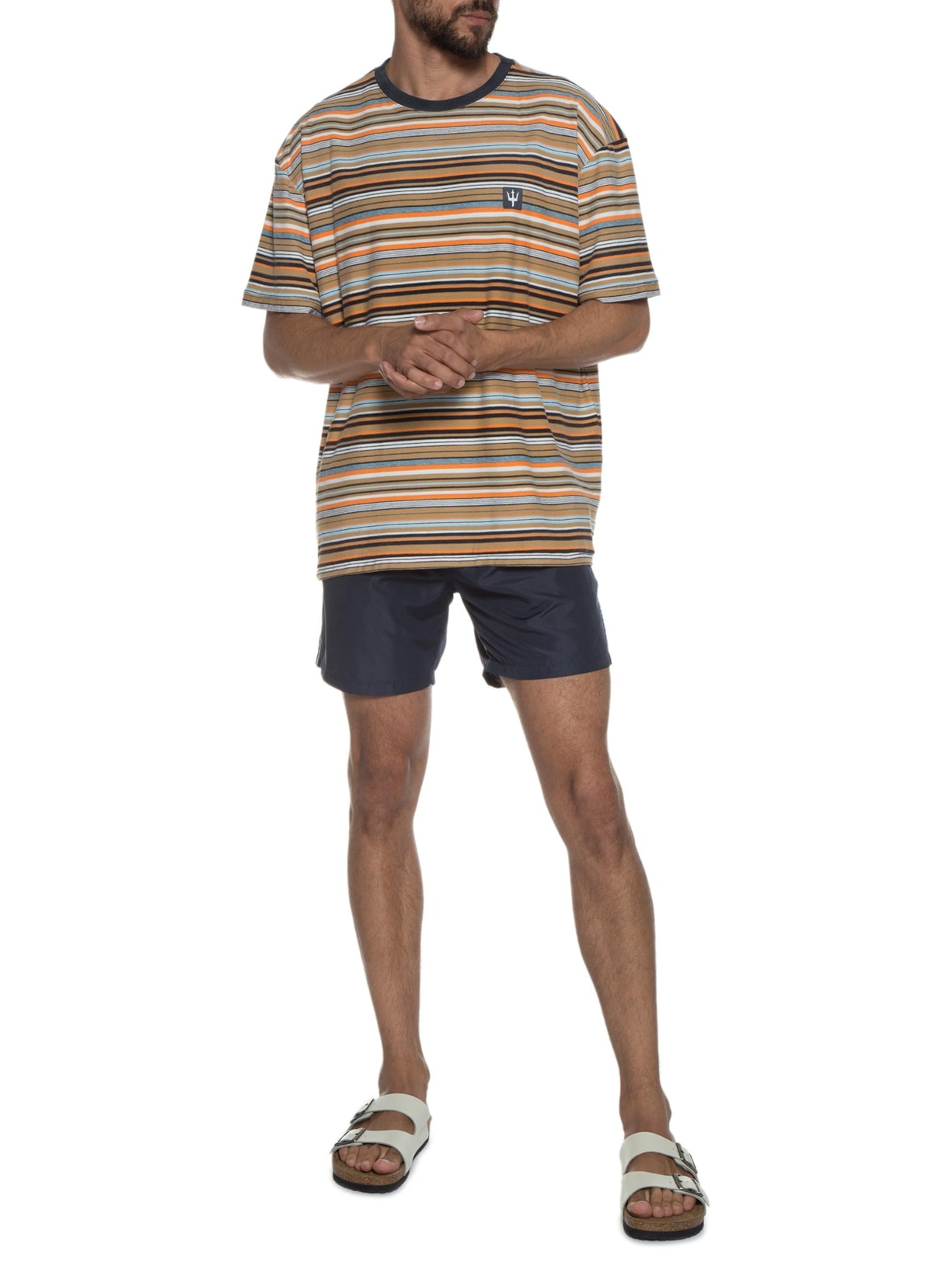 Short Masculino Swim Liso Azul Barche