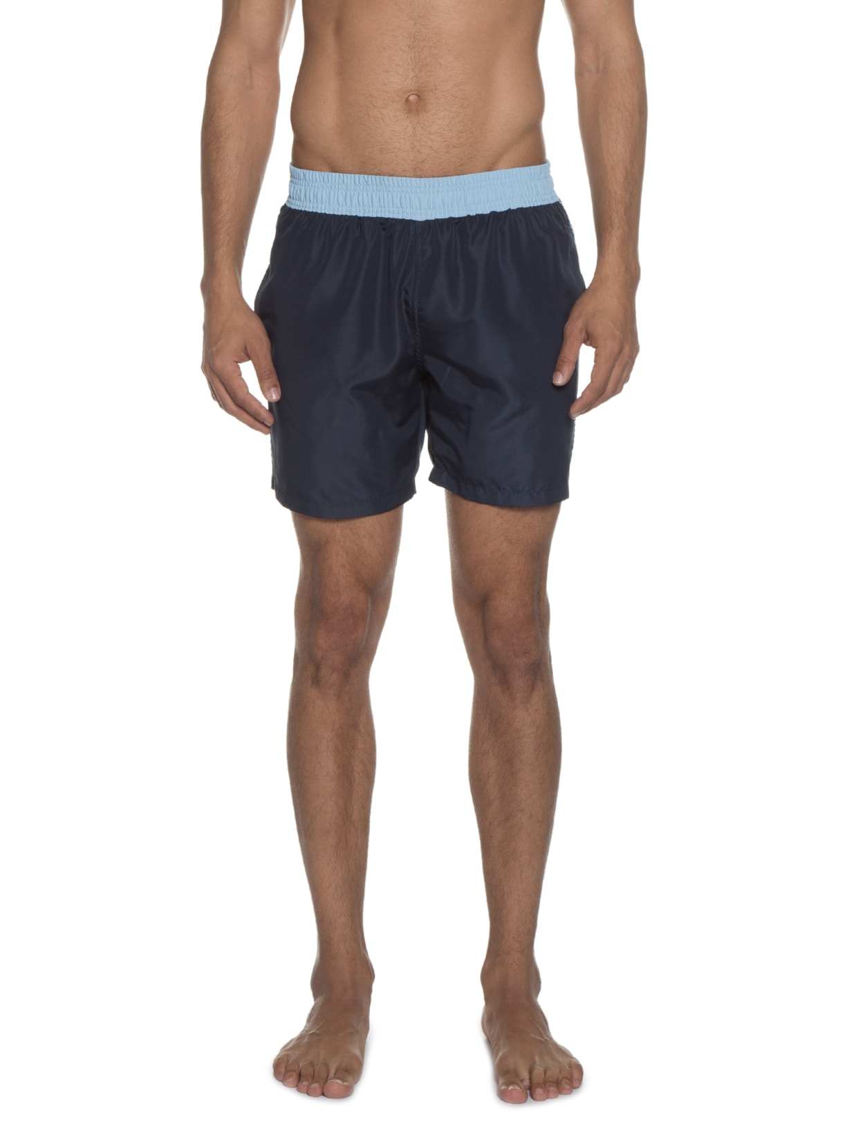 Short Masculino Swim Liso Azul Barche