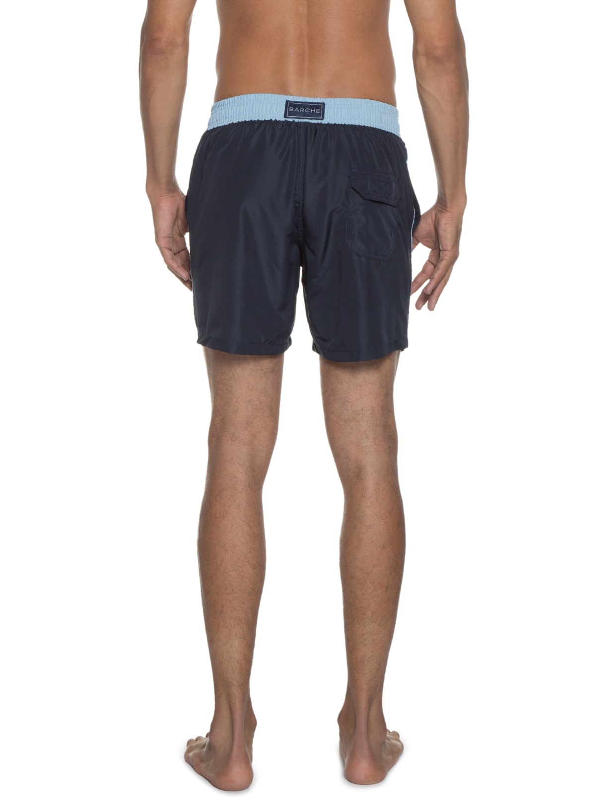 Short Masculino Swim Liso Azul Barche