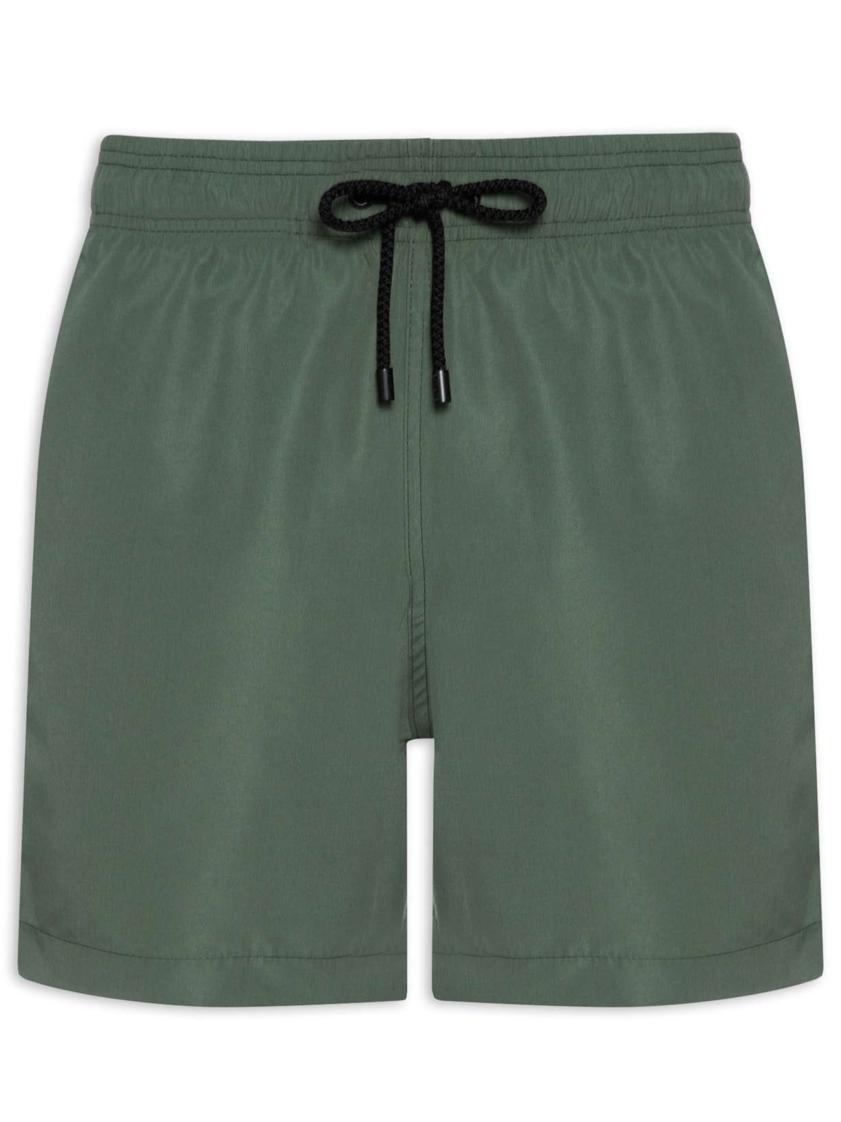 Short Masculino Swim Liso Com Tule - Verde