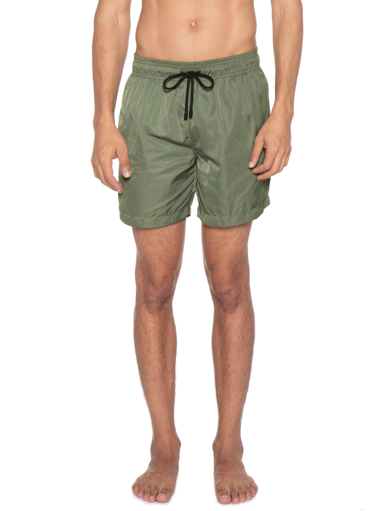Short Masculino Swim Liso Verde Barche
