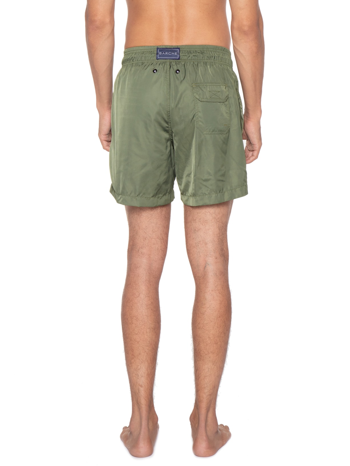 Short Masculino Swim Liso Verde Barche