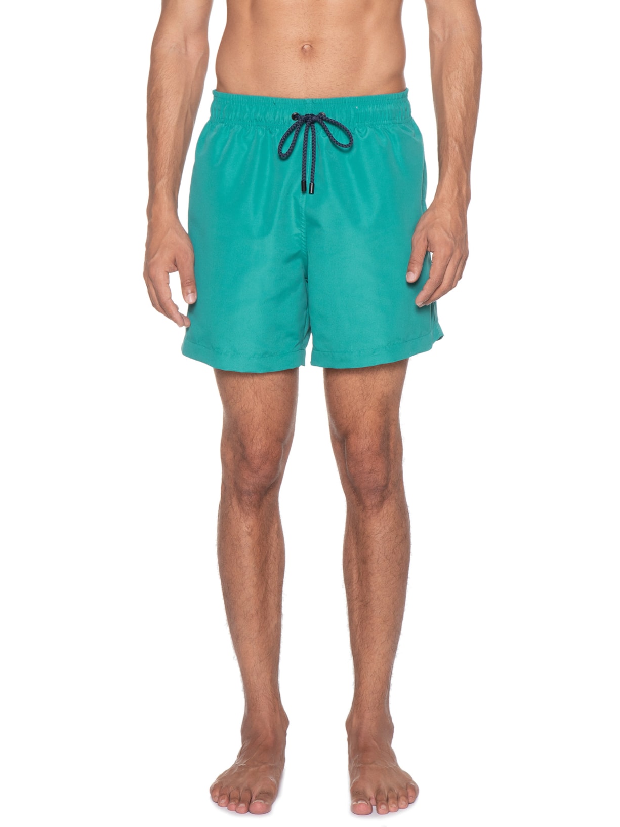 Short Masculino Swim Liso Verde Barche