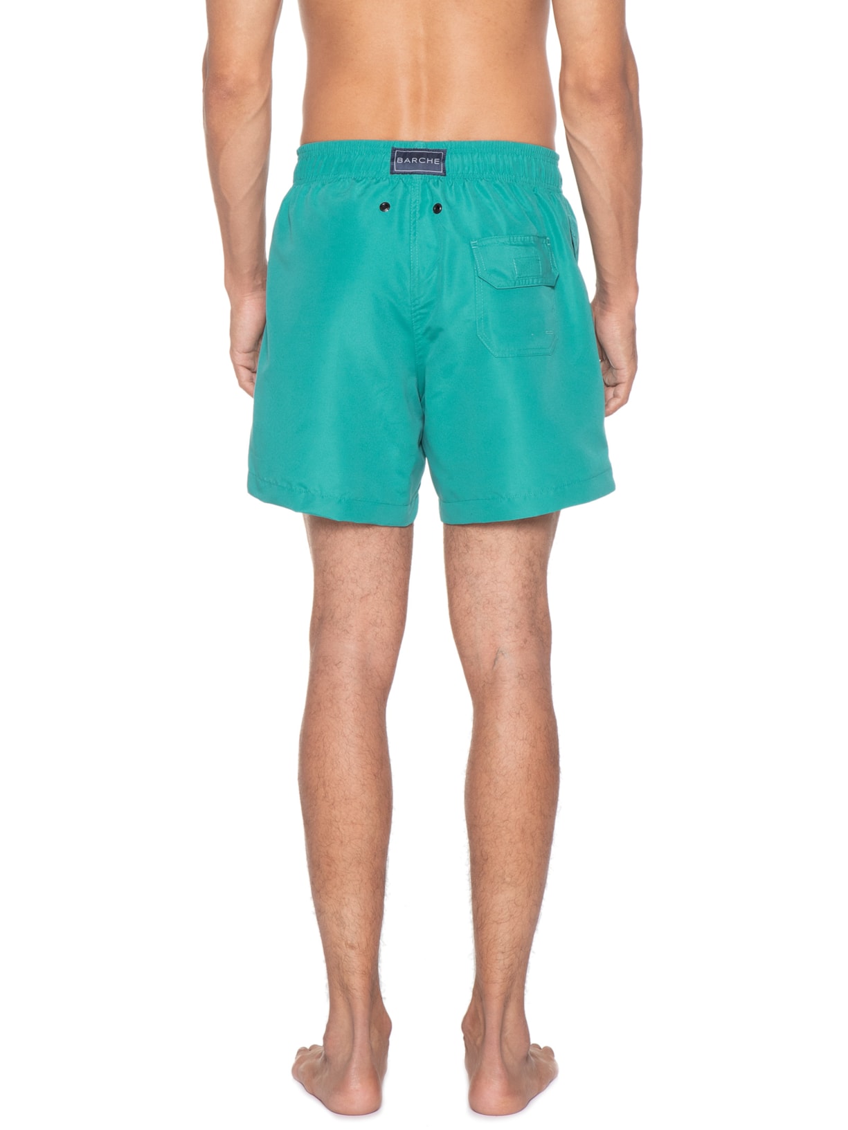 Short Masculino Swim Liso Verde Barche