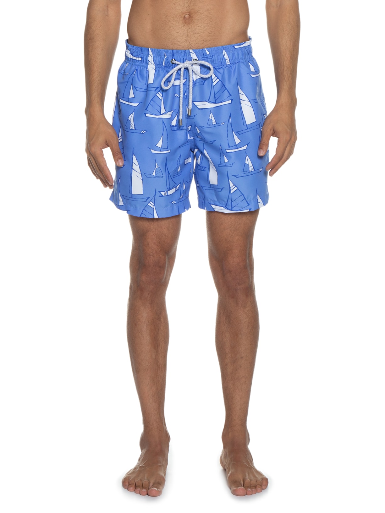 Short Masculino Swin Estampado Azul Barche