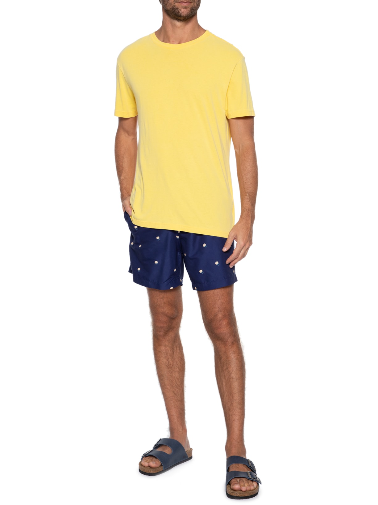 Short Masculino Swin Estampado Azul Barche