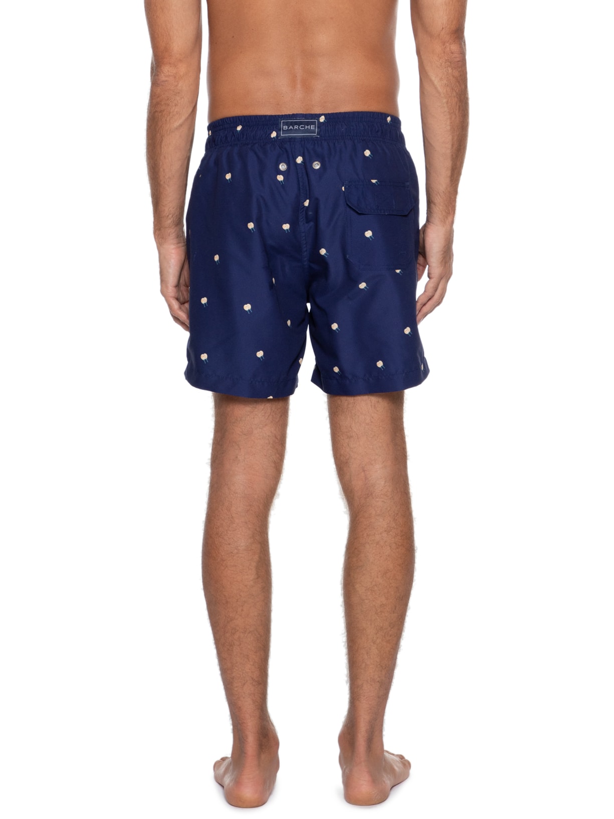 Short Masculino Swin Estampado Azul Barche